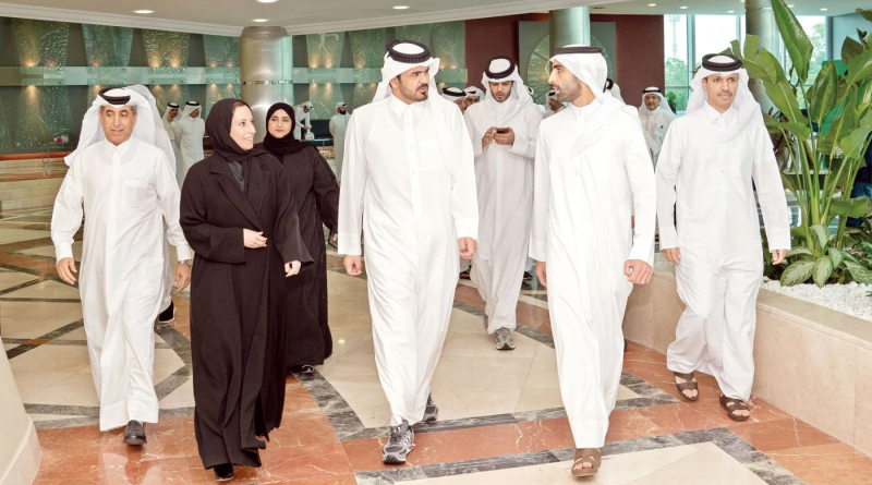 President H E Sheikh Joaan bin Hamad Al Thani attended the Final SOP